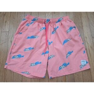 Mosmann Australia Swim Shorts Trunks Coral Sleepy Koala Surfing - Men’s Medium